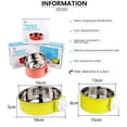 thumbnail image 4 of Tazón de comida / agua levantada para colgable para , de , perros, tazones para de material acero inoxidable para primera - Colco cuenco de acero inoxidable para gatos, 4 of 8