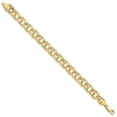 thumbnail image 2 of Primal Gold 14 Karat Yellow Gold Lite 8.5mm Double Link Charm Bracelet, 2 of 2