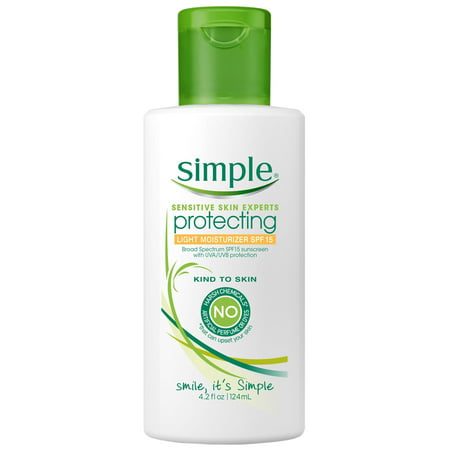 Simple Kind to Skin Facial Moisturizer Hydrating Moist Spf 15 4.2 (Best Facial Treatment For Sensitive Skin)