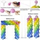 thumbnail image 5 of Kit de soporte de columna para globos para piso, kit de columna de globos de 5 pies, kit de ensamblaje de torre de globos para bodas, cumpleaños, fiestas de graduación, suministros para eventos,, 5 of 5