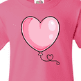 thumbnail image 4 of Inktastic Pink Balloon Heart Youth T-Shirt, 4 of 5