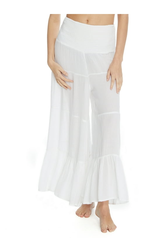 Womens Ruffle Cover-Up Pants Style-RG2271 Swimsuit