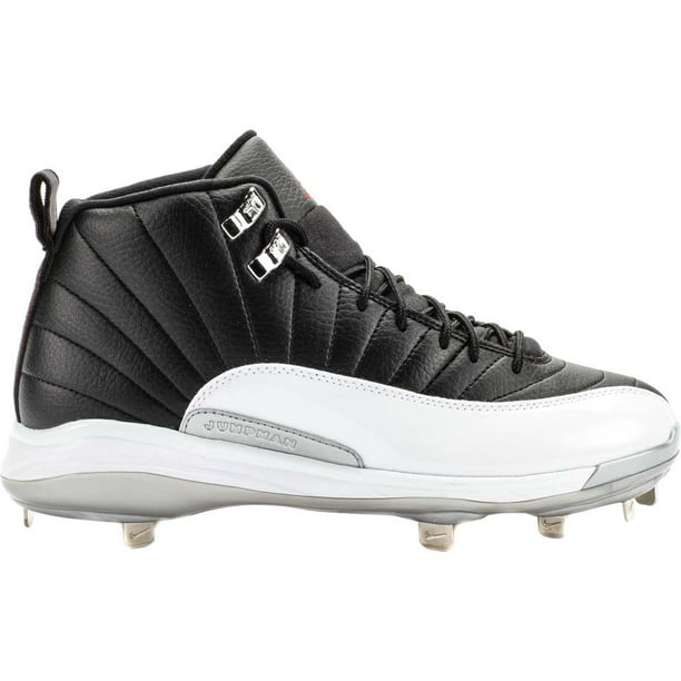 New Nike Air Jordan 12 Retro Metal Mens 11 Blk/Rd/Wh/Slr Baseball ...