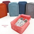 thumbnail image 4 of Travel Shoe Bags, Foldable Waterproof Shoe Pouches Organizer-Double Layer, 4 of 6