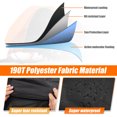 thumbnail image 3 of Unique Bargains Funda para moto de nieve de 370 x 130 x 122 cm, funda para trineo de nieve remolcable impermeable para interiores y exteriores, color negro y naranja, 3 of 7