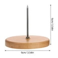 thumbnail image 2 of SHOWERORO 2 Pcs Base en Bois pour Gestion de Billets à Domicile, 2 of 8