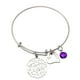 thumbnail image 1 of onlyliua Liquidación de Rebajas de Hoy Pulsera de Acero Inoxidable para Mamá con Piedra Natal Doce Colores Que Se Puede Empujar y Tirar, 1 of 1