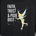 thumbnail image 3 of Tinker Bell - Faith Trust Pixie Dust - Ladies French Terry Long Sleeve Shirt, 3 of 5