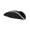 thumbnail image 3 of Nicky Bigs Novelties Adult Colonial Tricorn Pirate Hat - 3 Cornered Cocked Cap For Cosplay Halloween Costume Accessory (Black/White), 3 of 6