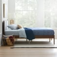 thumbnail image 3 of Gap Home Upholstered Wood Platform Bed, Twin, Gray, 3 of 12