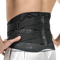 thumbnail image 1 of Faja lumbar FlexGuard Support: faja de soporte lumbar para hombres y mujeres, faja lumbar de compresión para aliviar el dolor y la tensión muscular, faja lumbar transpirable con bolsillo funcional par, 1 of 3
