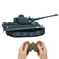 thumbnail image 3 of Tanque RC Q85 2.4G 1/30 Tanque de control remoto Juguete para niños Modelo de vehículo Juguete de regalo Azul, 3 of 15