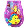 thumbnail image 4 of The Little Mermaid Unisex Kids Jelly Mary-Jane Sandal, Adjustable Strap, Purple Glitter, Toddler, 4 of 7