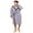 Gray, variant on Skylinewears Men’s Terry Cotton Hooded Robe Spa Waffle Weave Bathrobe for Terry Cloth Robes Knee Length Spa Luxury Hotel Bathrobes for Men