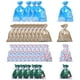 thumbnail image 4 of 30 Piezas Bolsas de Regalo con Cordón de Navidad Bolsas de Galletas para Regalar Bolsas de Dulces de Varios Tamaños para Decoraciones Navideñas, 4 of 9