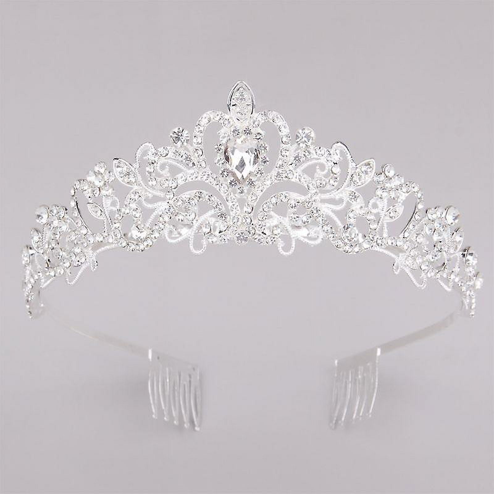 Corona De Boda ShuxiuWang Tiara De Princesa De Diamantes De Imitación 