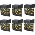 thumbnail image 1 of Paquete de 6 luces LED solares para jardín al aire libre, ángulo de iluminación de 180°, luces decorativas para vallas para patio, puerta, escaleras, patio y entrada, 1 of 1