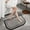 K, variant on Half Circle Bath Mat Thin Bathroom Rugs Fit Under Door Quick Dry Non Slip Washable Bathroom Mat with Rubber Backing Absorbent Woven Half Round Shower Rug Flower Bath Rugs 23.62x 35.43 Inch 13 Styles
