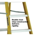 thumbnail image 2 of Louisville Ladder 8’ Fiberglass Step Ladder, 250-lb Capacity, W-3114-08, 2 of 4