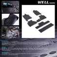 thumbnail image 2 of Wellvisors 3D All Weather Floor Liner Lite Black For Cadillac Escalade 2015-2019 Rubber Floormats, 2 of 10