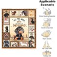 thumbnail image 3 of Dachshund Gifts,Daschund Gifts for Women,Weiner Dog Gifts for Women,Dachshund Blanket,Daschund Gifts,Dog Lovers Gifts for Women,Dachshund Gifts for Dachshund Lovers Blanket for Sofa 50" x 60", 3 of 5