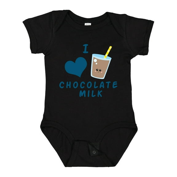 Inktastic I Love Chocolate Milk Boys or Girls Baby Bodysuit
