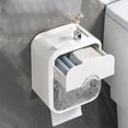 thumbnail image 4 of Organizador de pared para papel higiénico, organizador colgante, sin perforaciones, toallero de baño, organizador de pared, marco de metal, para oficina,Wsvlmg, 4 of 9