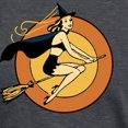 thumbnail image 3 of CafePress - Retro Witch Womens Tri Blend T Shirt - Womens Tri-blend T-Shirt, 3 of 4