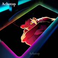 thumbnail image 1 of Alfombrilla de ratón de Anime Hunter x Hunter RGB 80x30 para juegos, alfombrilla de ratón de 2mm de gran tamaño para teclado de ordenador portátil, alfombrilla de mesa con luz LED para juegos LIUWENJING unisex, 1 of 2