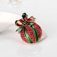 thumbnail image 3 of LINLIN Christmas Brooch Pins, 1Pack Christmas Brooch Pin Rhinestone Crystal Cute Christmas Pins for Christmas Decorations, 3 of 8