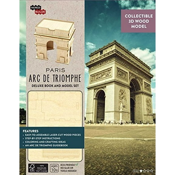 Incredibuilds: IncrediBuilds: Paris: Arc de Triomphe Deluxe Model and Book Set (Hardcover)
