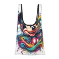 thumbnail image 1 of Mickey Mouse Cadeau pour Femmes, Sacs de Courses Réutilisables Mignons Dessin Animé Pliables Ripstop, Sacs de Courses Réutilisables Lavables en Machine Extra Larges 50LBS pour Épicerie, 1 of 7