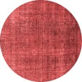 thumbnail image 1 of Ahgly Company Indoor Round Oriental Red Industrial Area Rugs, 8' Round, 1 of 4