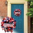 thumbnail image 4 of 4th of July Decorations 2024! FNYOXU Independence Day Wreath Porch Decoration Front Door Outdoor Hanging Wreath Decor, 4 of 9