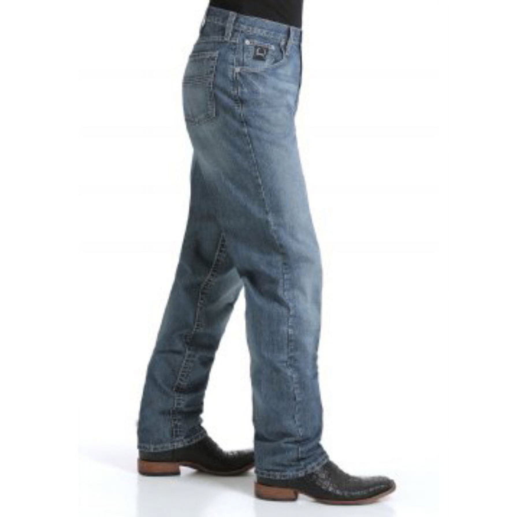 Cinch Men's Label 2.0 Medium Wash Jeans Med Stone 36W x 32L  US - image 2 of 3