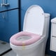 thumbnail image 5 of Cojín del asiento del váter, cubierta gruesa y cálida y suave para invierno, con asa para inodoros universales, 5 of 6