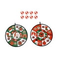 thumbnail image 4 of Toystoory Diana de dardos navideña con 4 bolas, juego de lanzamiento para niños, objetivo deportivo autoadhesivo Kits de decoración para fiestas, 4 of 6