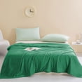 thumbnail image 4 of Home Savings Items!Kyusrd Cool Feeling Skin Friendly Solid Color Washed Cotton Summer Breathable Comforter, 4 of 6