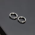thumbnail image 4 of 2PCS 925 Sterling Silver Split Jump Ring Connector Jewelry Findings Key Ring，DIY Pearl Necklace & Bracelet Enhancer Shortener(8mm), 4 of 5