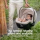 thumbnail image 4 of Maxi-Cosi Peri™ 180 Rotating Infant Car Seat, Baby Car Seat Rotating Carseat, Swivel Car Seat, Desert Wonder, 4 of 5