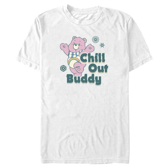 Men's Care Bears Best Friend Bear Chill Out Buddy  Graphic T-Shirt