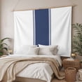 thumbnail image 3 of Blue Solid Color Texture Tapestry for Bedroom Wall Hanging Tapestry, Simple Blue Pattern Ceiling Backdrop Tapestries Poster Blanket Wall Decor for Teens Room Living Room Dorm 51" x 59", 3 of 8