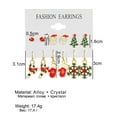 ANGREANE Clearance Sale Christmas Earrings Creative Exquisite Holiday Earrings Creative Holiday