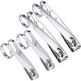 thumbnail image 1 of 4pcs Grip Nail Clippers Curved Edge Fingernail Toenail Clipper Set, 1 of 4