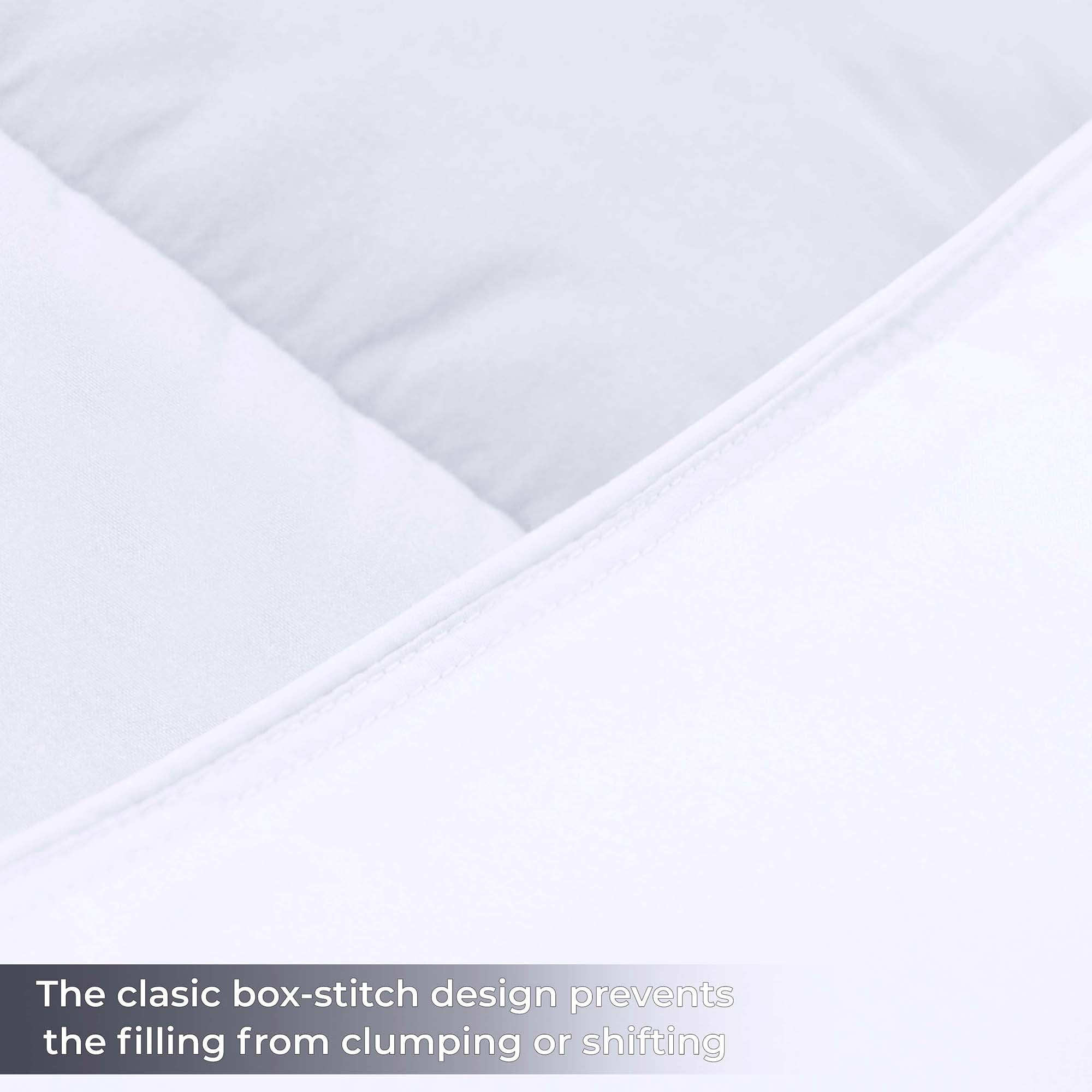 Superior Reversible Down Alternative Comforter, Twin/Twin XL, White