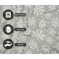 thumbnail image 6 of Bliss Casa Flannel Bed Sheets – 100% Cotton, Double Brushed for Extra Softness – Warm & Cozy All-Season Comfort – Deep Pockets – 4-Piece Full Sheet Set (Flurries), 6 of 10
