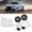 Black, variant on Riousery Universal Aluminum Engine Hood Cover Lock Pin Kit, Safety Latch for Racing & Rally Cars, Quick Release Bonnet Fasteners with Keys and Hardware included, Black (5.51 inches / 14 cm)