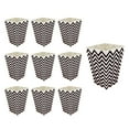 thumbnail image 1 of Abbracc 10 Pack Small Popcorn Boxes Party Paper Popcorn Containers Great for Home Movie Black Wave, 1 of 4
