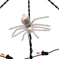 thumbnail image 3 of 5' Lighted Orange and Black Spider in Web Halloween Decoration Black Wire, 3 of 5