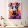 thumbnail image 2 of Giant Schnauzer Dog Gift - Art Bedroom - Graffiti Dog Wall Art For Living Room Large Size Modern Home Wall Decor Abstract Canvas Wall Art Ready to Hang Size 11''x17'', 24''x36'', 2 of 4